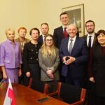 A meeting of the Latvian group for cooperation with the Polish parliament